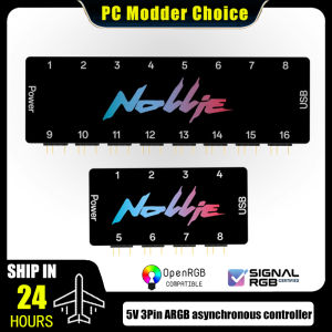 Nollie 5V ARGB Asynchronous Controller Light Strip Hub Support SignalRGB OpenRGB Software Computer Case RGB System Management