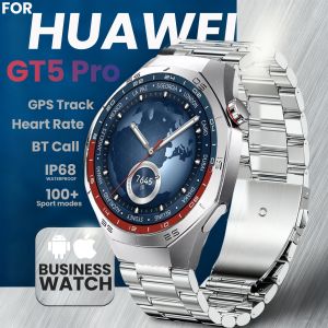 GT6 pro Mens smartwatch AMOLED Screen GPS watches Heart Rate Monitor IP68 Waterproof Bluetooth Call Sports smartwatch for men