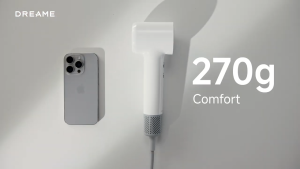 【GRAND LAUNCH】Dreame Mini Hair Dryer | 270g Lightweight | 200 million Negative Ion | 5 Temperature Levels and 2 Airflow
