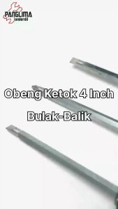 Obeng Ketok Bulak-Bolak-Balik-BB Hijau-Merah-Kuning Magnet 2 Way 4 Inch Plus-Ples-Minus-Mines