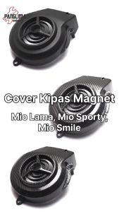 Cover Kipas Magnet Hitam-Black Karbon-Light Carbon Mio Lama-Sporty Old-Smile & Nouvo-Z Lele Tutup Mesin Hitam