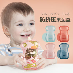 Baby Food Porridge/Puree/Fruit Juice Pouch Holder No Squeeze No Spill No Mess Reusable Container for Toddlers