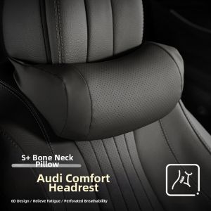 TUSHUGUANG | Auto Headrest Lumbar Support & Neck Pillow for Audi A3/A4L/A6L/A8L/Q3/Q5/Q7