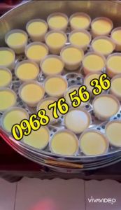 Nồi hấp bánh flan bánh caramen size 47cm chạy điện 3 tầng hấp