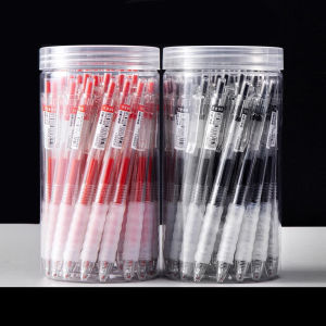 Press Gel Pen 0.5mm Quick-drying ST Cloud Grip Teachers Correction Red Pen Students Special Black Gel Pen