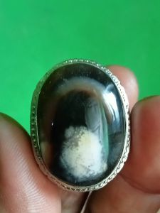 batu cincin Garut motif jamin natural