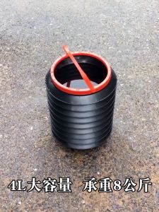 Multifunctional Car Trash Bin Can 4L foldable bucket car with trash can storage bucket  Barrel Dustbin car Tong