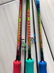 joran pancing carbon solid kuat sambung 2 bagian