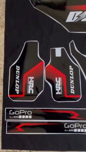 Stiker CRF 150L decal setiker CRF 150L stiker motor WARNA HITAM ABU D-I2-1413 D-I2-669 I2-892 i2-1127