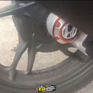 Cover tutup as roda belakang Vario 125 vario 150 PCX cnc tutup cover jalu as roda belakang CNC Vario 125 150 PCX cnc logo honda HRC