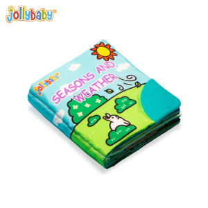 Jollybaby | Tear-resistant Chewable Baby Soft Cloth Book