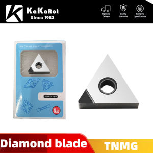 KaKarot TNMG160402 PCD TNMG160404 160408 Diamond Milling Cutter Insert Aluminum Alloy End Mill Tool CNC Carbide Turning Lathe
