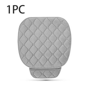 SEAMETAL Car Seat Cover Gray Ultra-Soft Plush Vehicle Seat Cushion Breathable Skin-Friendly Auto Chair Protector Pad Universal