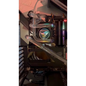 PETG Tube 14mm (OD14/ID10) ท่อ PETG เกรด A โปร่งใส 99.5% ยาว 50cm/100cm สำหรับชุดน้ำเปิด PC