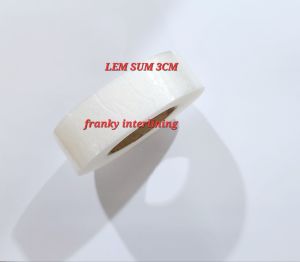 LEM SUM / VISOFIK LEM KAIN 2 SISI LEBAR 3 CM ISI 50 YARD