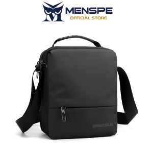 MENSPE Mens Shoulder Bag Waterproof Messenger Bag Travel Bag Business Bag Large Capacity Handbag Lightweight Casual Bag Fashion Leisure Sport Street Bag for College Student