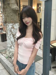 CHANGTONG | French Gentle Style Attractive One-Shoulder T-Shirt