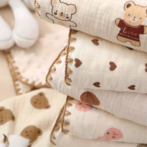 Youngsters Comfort Blanket  Cozy All Season Soft Cute Bear Heart Pattern Hand Wash Only Perfect for Kindergarten Home Use
