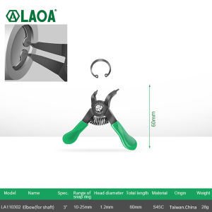LAOA | LAOA 3 Inch Circlip Pliers Set 4 Styles Straight/Bent Snap Ring Pliers 10-25mm S45C Steel 60-80mm Tool