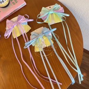 Jepit Rambut Korea Anak Perempuan Pita Merah Besar Rumbai Aksesoris Fashion Rambut Anak AK210 YARRA