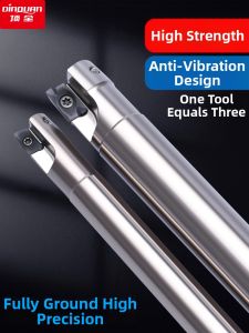 DinQuAn | Anti-Vibration Right Angle Roughing Milling Tool Holder