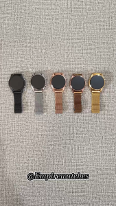 Empirewatches Jam Tangan LED Watch JSS4031 Magnet Pasir Digital Pria Wanita Cowok Cewek Strap Rantai Pasir Stainless