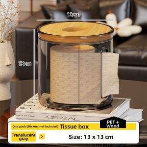MENGBINFEN | Desk Roll & Tissue Storage Box High Aesthetic Value