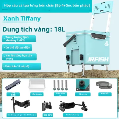 RIVER FISH | Hộp Đựng Đồ Câu Cá Siêu Nhẹ Đa Năng Dày Dặn 18L