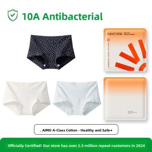 Aimo | Cotton Antibacterial Full Cotton Crotch Seamless Plus Size Panties