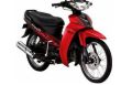 STIKER STRIPING LIS LES BODI MOTOR YAMAHA VEGA R NEW LATIN 2008 HITAM MERAH. 