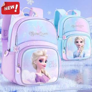 Elsa Princess Backpack Light Weight Dual Shoulder Bag for Bé Gáis Kindergarten School Bag Frozen Princess Bag for Bé Gáis