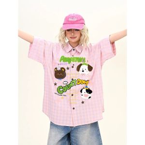 Áo Thun Nữ Tay Ngắn Thêu Khăn Cỡ Lớn 300 Pound Mùa Hè 2025 Dáng Rộng Phong Cách Đường Phố Nhật Bản Thời Trang