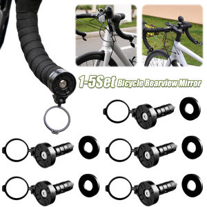1-5Set Bike High-definition Handlebar Convex Mirror Outdoor Riding Convex Mirror Road Mountain Bicycle Blocking Rearview Mirror