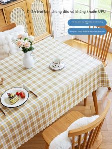 Túi Vải Phong Cách Hiện Đại TPUs Chống Thấm Nước Chống Dầu Cách Nhiệt Không Cần Giặt Vuông Chữ Nhật Bàn Ăn Bàn Trà