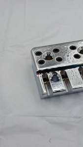 Nut Locking Gitar Guitar Elektrik Headless 4 String WBH-003-4 Chrome