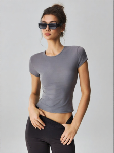 MITAOGIRL | Slim Fitness Mini Crop Top