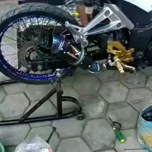 Knalpot Racing AR Vixion R15 Xabre Byson Cb150r Cbr150 Verza Megapro Sonic Cs1 Gsx150 satria Fu Supra Gtr Mx King Jupiter Mx Scorpio Tiger Mt15 Dll