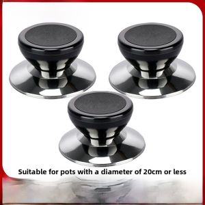 Thickened Glass Pot Lid Head Cover 304 Large Handle Anti-Scalding Universal Wok Handle Kitchen Cooking Utensils Accessories