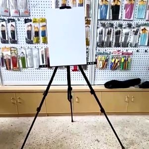 Thick Aluminum Mini Easel Stand Folding Telescopic Display /Painting Display Stand with Carry Pouch wholesale notebook school supplies