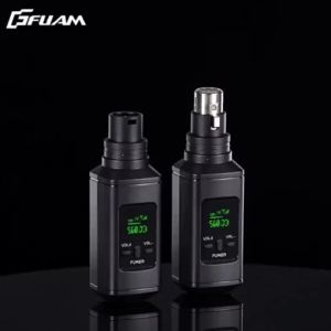 Professional UHF Wireless Microphone Converter Wireless System XLR Transmitter and Receiver Does Not Support 48V