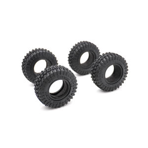 YESIDO MALAYSIA | 4PCS 1.3inch Beadlock Wheel Tyres Anti-slip Front Rear Tire Set for 1/18 TRX4-M Remote Control Crawler TRX4M Upgrade Accessories