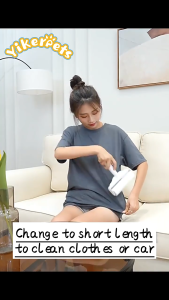 Kertas Pelekat Penggelek Habuk 124CM Sticky Lint Roller With Cover Long Sticky Roller Mop Dust Sticky Remover Refillable Carpet Hair Fur Dust 除尘滚轮粘纸