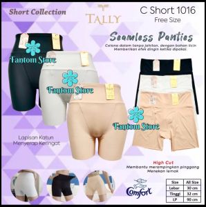 TALLY CD 1016 SEAMLESS SHORT PANTIES - CELANA DALAM HOTPANTS WANITA