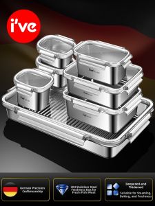 IVE | Food Grade 304 Stainless Steel Storage Containers