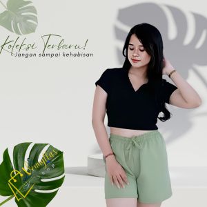 Hotpant Cringkel Airflow // Crinkle Hotpants Jumbo // Cenana Hotpants Crinkle // Celana Cringkel Pendek // Celana Pendek Wanita