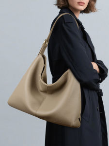BEEP | Leather Hobo Tote Bag