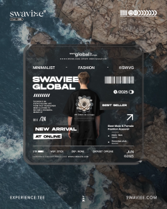 SWAVIEE Oversize Tshirt Sismore Black