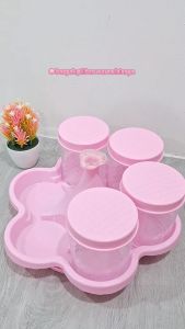 MallMainan-C1246 Toples Kue Kering Lebaran Set Nampan Wadah Snack Tray Food Container/ Tempat Kue