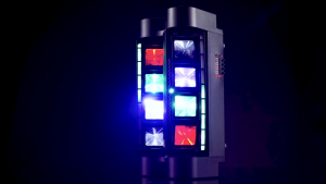 【BOLT】Stage Ambient Eight Eyes LED Light – Mini 83W Spider Laser Beam Shaking Head Lights
