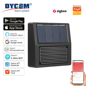 Tuya Zigbee Rain Sensor Real-Time Rain Alerts Smart Home Integration IP65 Waterproof Solar-Powered for Garden & Irrigation